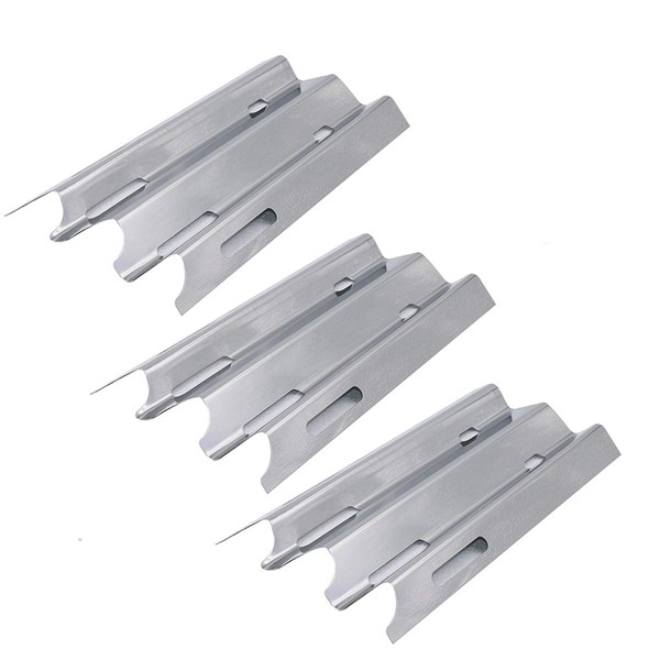 Hisencn 3pack Stainless Heat Plate Shield Tent BBQ Burner Cover