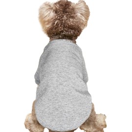 Puppy Sweater for Small Dogs Clothes Warm Winter Cat Clothe Pet Sweatshirt Knitwear Doggie Kitten Clothing, Grey, XX-Small