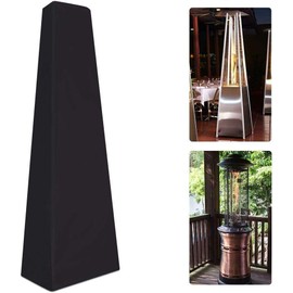 Patio Heater Cover,87 Inch Heavy Duty Waterproof Outdoor Garden Heater Cover,Waterproof Heater Protection Cover for Pyramid Patio Heaters,Triangle Tall Heater Cover