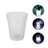 Happyyami Solar Powered Flowerpot Glow in The Dark Planters Led