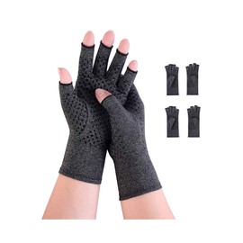 DONFRI Anti-slip Fingerless Gloves, Men's, Finger Support, Palm Support, Thin Gloves, Fingerless Gloves, Sports Supporter, Fingerless Gloves, Unisex, gray