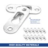 Keyhole Hanger 30 Pieces Metal Lens Head Fitting Picture Frame