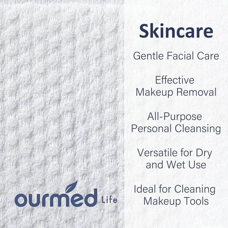 Face Towels, Disposable Biodegradable Clean Facial Towels for Sensitive Skin