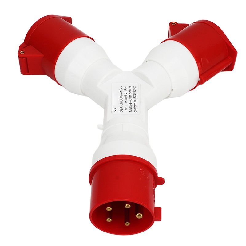 Y Shaped Industrial Plug IP44 Waterproof Industrial Socket Connector Site