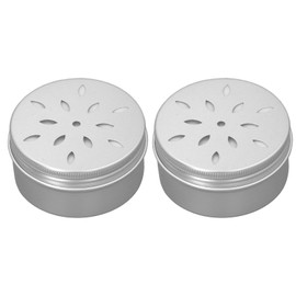 10PCS Dog Scent Training Boxes, Aluminum Nose Work Kit with 10 Soft Magnetic Stickers Hollow Hole Cover Suitable for Playing and Training with Your Pet Most Scenarios