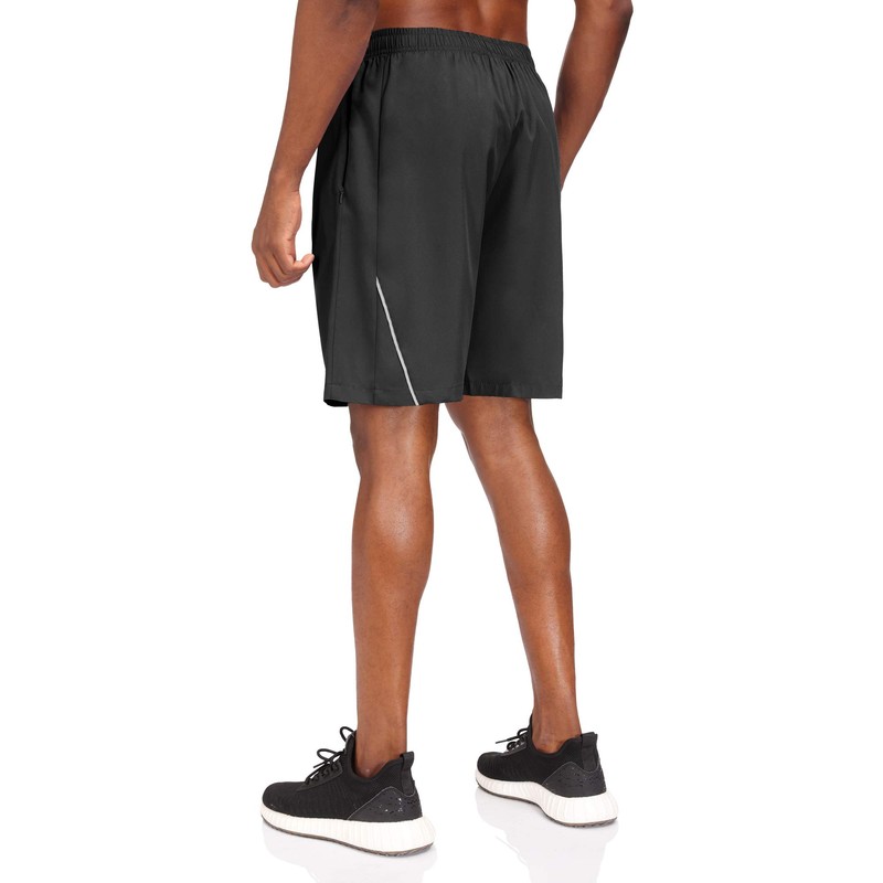 Men's Sports Shorts, Quick-Drying Shorts with Zip Pockets, darkgray