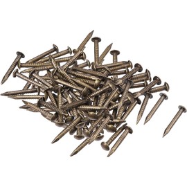 Wooden Nail Tiny Antique DIY Decorative Boxes Accessories Mini Nail 0.6inch/16mm (Bronze, 200pcs)
