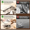 304 Stainless Steel Spoon Rest, Self-Standing Ladle Holder