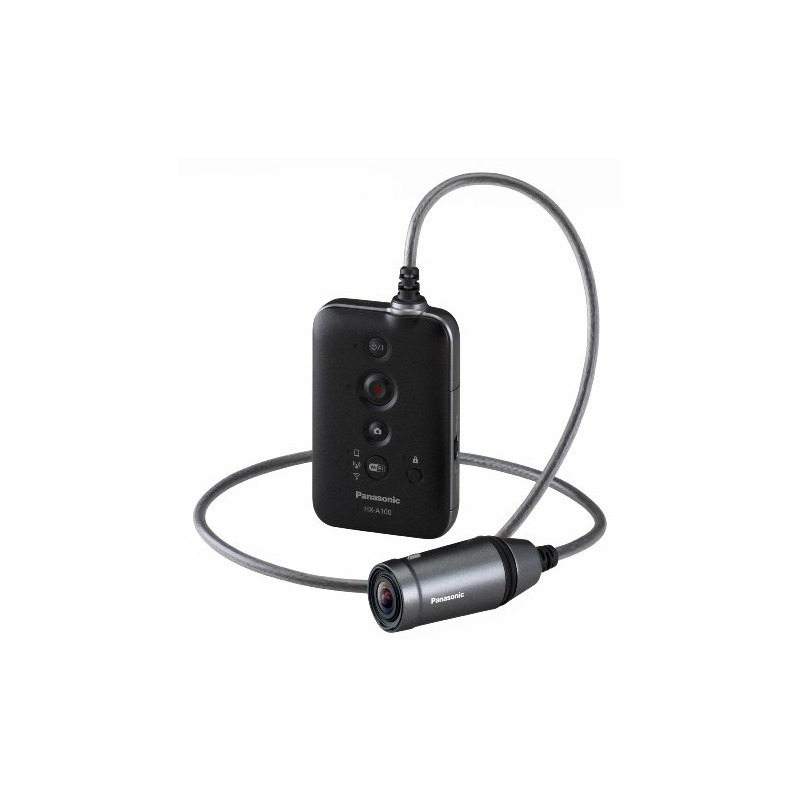 Panasonic HX-A100 HD Wearable Action Camera Digital Camcorder (Black)