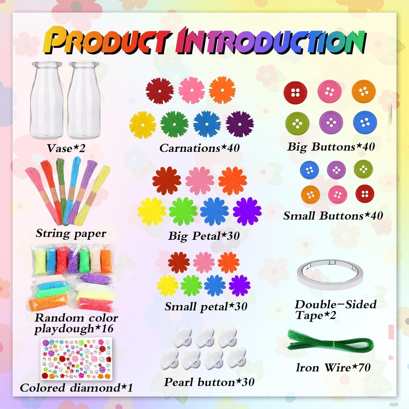 CZAYEFNH DIY Craft Set for Small Explorers from 4 Years: