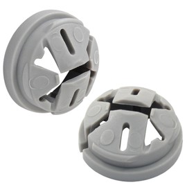 Zorfeter 50pcs Grey 3/8 Inch Trade Size Non-Metallic Push in Connector, Electrical Conduit Fittings Plastic Cable Connector Fits for 1/2 Inch Knockouts