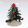15Inch Mini Christmas Tree, Miniature Pine Xmas Tree, Tabletop Christmas