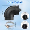 WD24X33918 Dishwasher Circulation Pump To Sump Elbow Hose Kit with