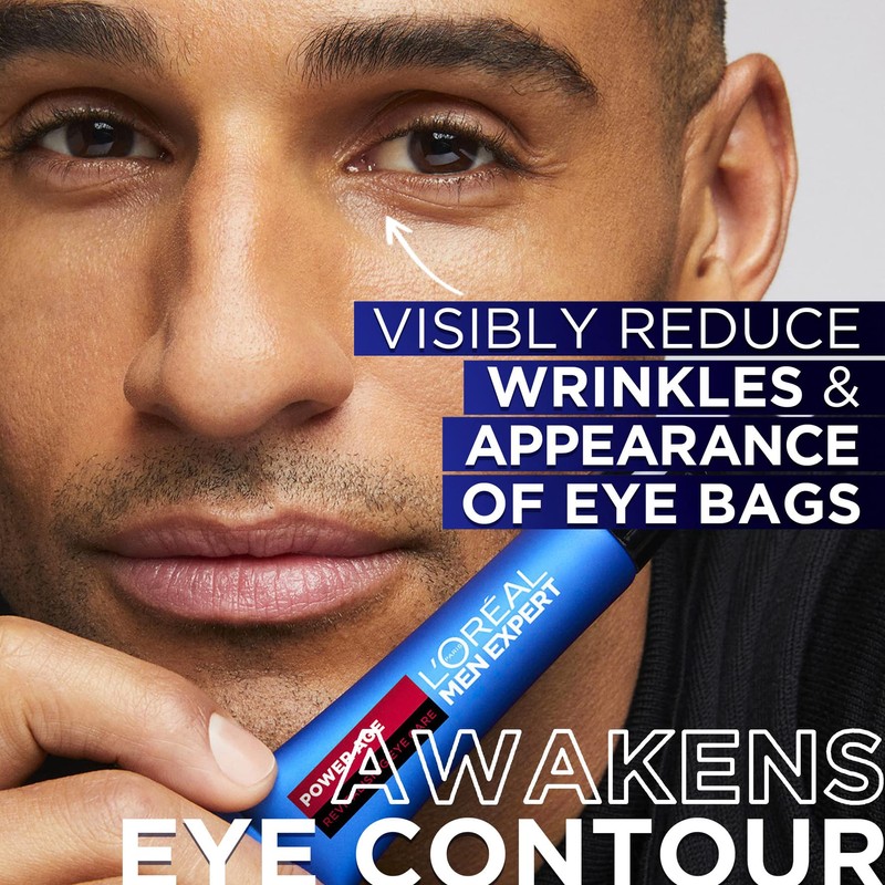 L'Oréal Men Expert Men's Eye Cream, Hyaluronic Acid Eye Care