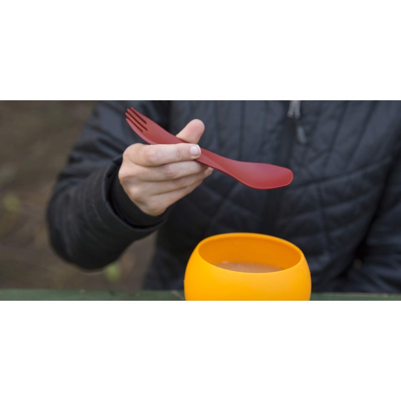 humangear GoBites Uno Travel Spork / Camping Spork, Light Green