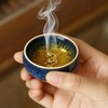 HOHCNA 3 oz Chinese Style Small Tea Cup, Handmade Jianzhan