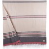 Bersuse 100% Cotton - Nova Turkish Towel - Black-Beige