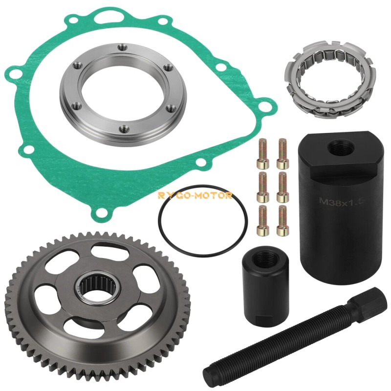 M MATI Starter Clutch Gear Gasket Kit Flywheel Puller For