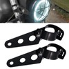 Biqing 2PCS Motorcycle Headlight Brackets 28mm-38mm,Universal Motorbike Modified Headlight Mount