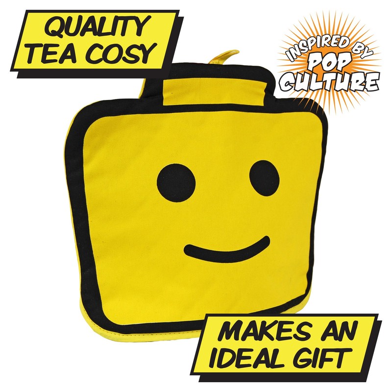 Funny Retro Comedy Brick Face Tea cosy - In the