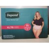 Depend Womens Fresh Protection Adult Incontinence Underwear XL 80 Count