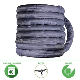 OVO Universal Padded Hose Cover, Fits All 40 to 42 ft Central Vacuum Hose, Machine Washable, Easy to Install with Zipper