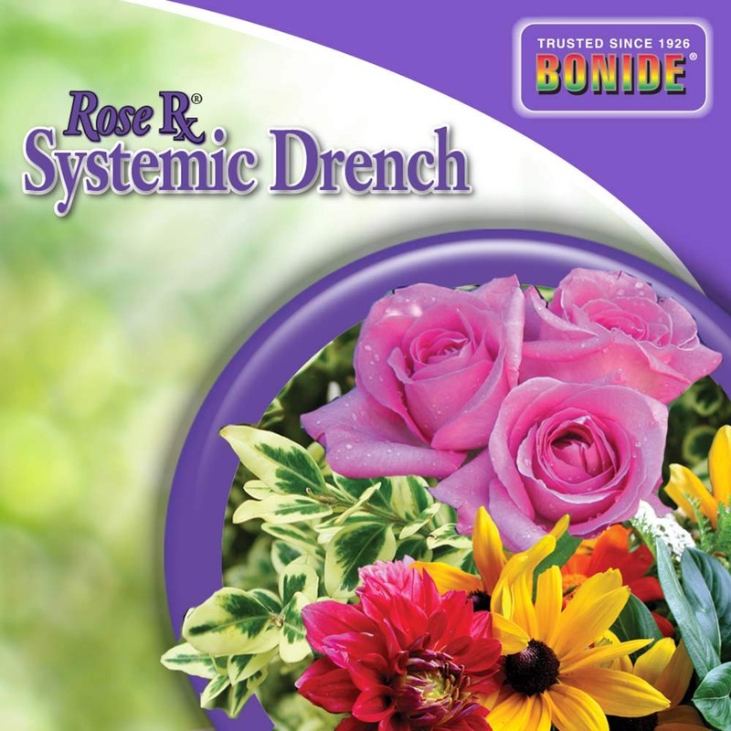 Bonide Rose Rx Systemic Drench, 32 oz Concentrate, Garden Insect