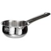 Ibili Saucepan Prisma Belly Shape 10 cm of Stainless Steel/Metal, Silver