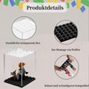 Pack of 12 Mini Figure Display Cabinets, Acrylic Display Case
