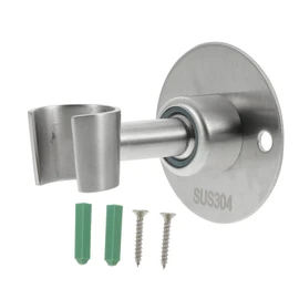 SEWACC Stainless Steel Adjustable Wall Mount Holder Handheld Shower Wand Bracket with Screws Lightweight Stable Resistant Design for Easy Daily Use for Home Hotel Bathrooms