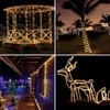 IJG Solar Rope Lights Outdoor Lights, Christmas 8 Modes and