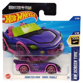 Hot Wheels - Monster High Ghoul Mobile - HW Screen Time 1/10 - HYW61 - Short Card - Mattel 2025 - 1:64