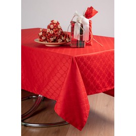 Esse Home - Tablecloth - Tablecloth with Napkins Rectangular Fiandra Pure Cotton - Bridge (140 x 180 cm, Service)