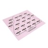 Wig Extension Holder Board Acrylic 22 Stainless Steel Clips Hair