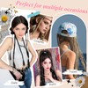 XUENMB 6PCS Braid Hair Extensions Clip in Braid Extensions for