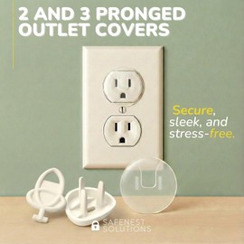 SAFENEST 30PCS All-in-One Baby Proof Kit – Cabinet Locks, Corner Guards, Outlet Covers & Door Stops – No Drill Child Safety Set