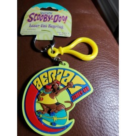 Scooby Doo keychain key ring 2002 vinyl rare
