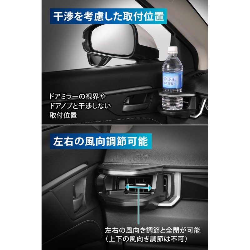 Carmate (カーメイト) WR-V Dedicated Drink Holder for Passenger Seat for