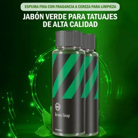 Green Soap 500ml Para Tatuaje Limpiador Y Calmante