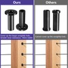 Steel DN Mate 100 Pack Black Stainless Steel Protector Sleeves