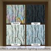 DKTIE Nature Pattern Rainbow Window Film Decorative Stained Glass Window