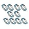 TR Double Nose Hose Clamps Pack of 10 25-28 mm