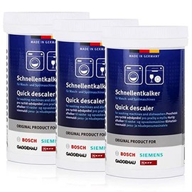 BSH Quick Descaler 250 g for Washing Machines and Dishwashers, Descaler, Pack of 3