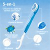 30 Cepillos de Dientes Viaje Desechables Envueltos Individualmente, Mini Cepillo