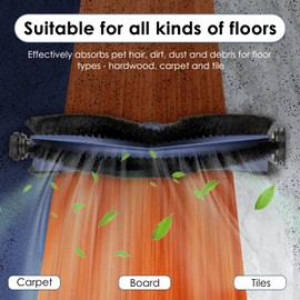 LemonRunRun (14 Pack) X10 Pro Omni Replacement Parts Compatible with Eufy X10 Pro Omni Robot Vacuum Cleaner, 1 Roller Brush, 4 Side Brushes, 4 Dust Bags, 3 HEPA Filters, 2 Mop Pads, Accessories Kit