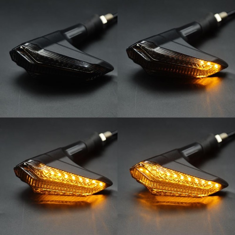 Mailaier The Sickle Shaped Turn Signal LED for Motorcycles With