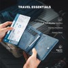 VULKIT Porta Pasaporte De Viaje Con Cierre Magnético RFID Blocking