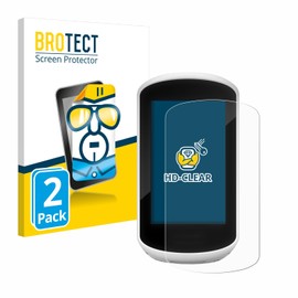 BROTECT (Pack of 2 screen protectors for Garmin Edge Explore 2018, screen protector, ultra clear)