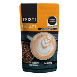 Teisti - Chai Latte 168g - Polvo para preparar deliciosa bebida latte sabor chai