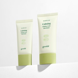 goodall [Total 75ml/SET] Goodal clear Houttuynia cordata soothing inorganic sunscreen + mini (50ml+25ml)/ SPF50+, PA++++ / [총 75ml/SET] 구달 맑은 어성초 진정 무기자차 선크림 본품+미니 (50ml+25ml)/ SPF50+,PA++++